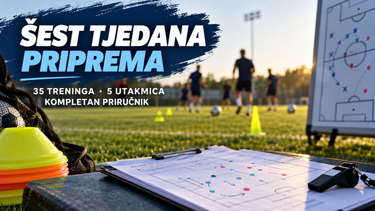 Šestotjedni program priprema nogometne momčadi – 35 treninga za trenere